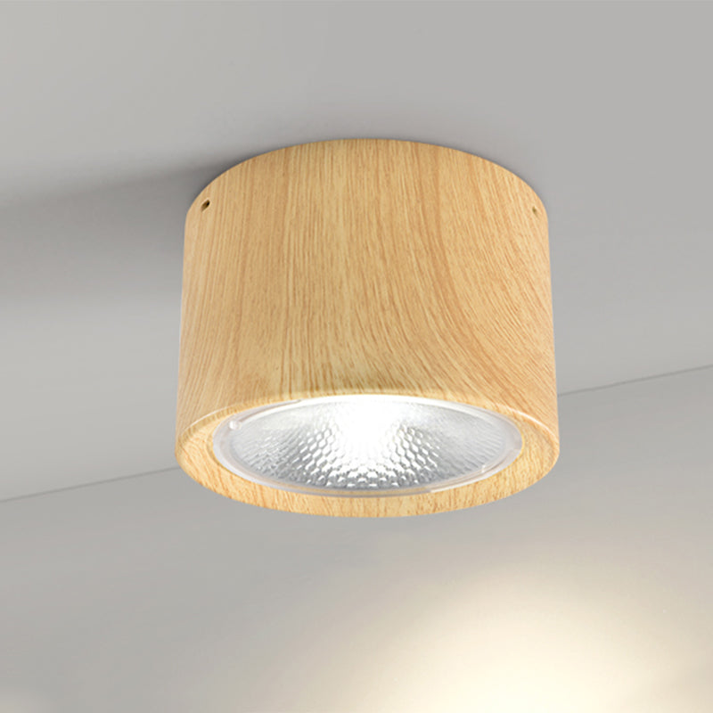 Nordic Cylinder LED Spotlight Flush-Mount Ceiling Light - Sleek Modern Fixture