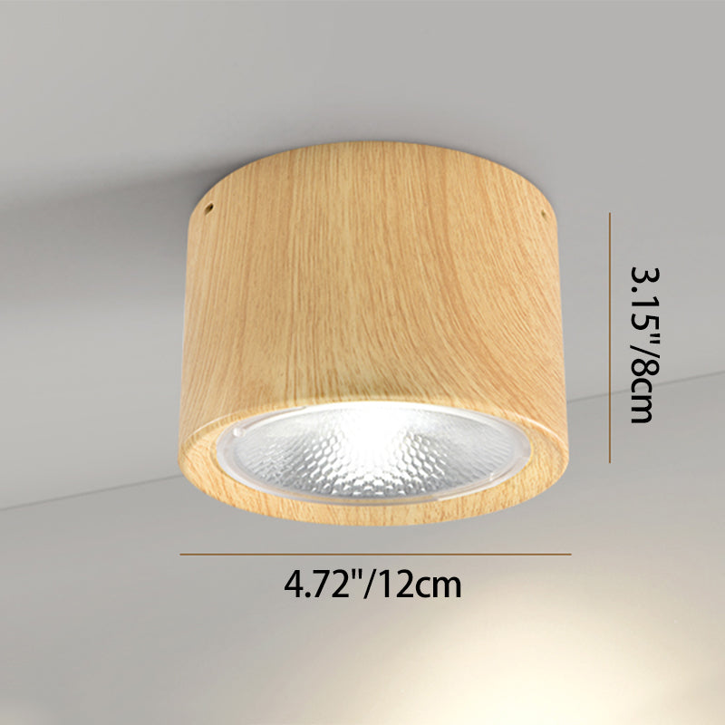 Nordic Cylinder LED Spotlight Flush-Mount Ceiling Light - Sleek Modern Fixture