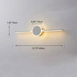 Nordic Minimalist Long-Disc LED Vanity Light Wall Sconce – Modern, Energy-Efficient Illumination