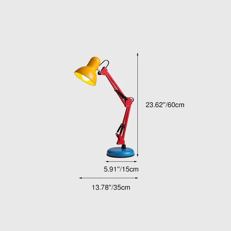 Modern Simplicity Memphis Iron Half-Circle 1-Light Table Lamp – Ideal for the Study