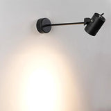 Modern Waterproof Aluminum LED Wall Sconce with Adjustable Cylinder Long Pole for Outdoor Patio