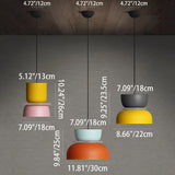 Nordic Colorful Macaron 1-Light LED Pendant Lamp