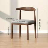 Contemporary Scandinavian Cow Corner Square Upholstered Microfiber Leather Carbon Steel Dining Chair Backrest For Dining Room