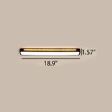 Nordic Minimalist Long LED Flush-Mount Ceiling Light — Sleek, Modern Ceiling Fixture
