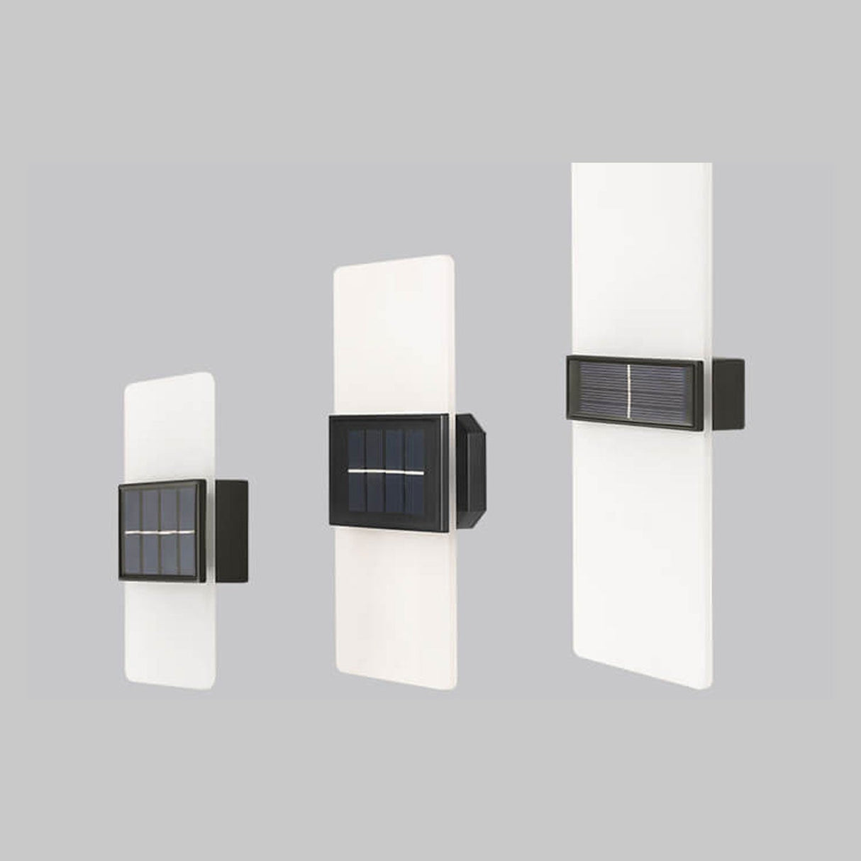 Courtyard Waterproof Acrylic LED Solar Wall Sconce Lamp - Modern Outdoor Lighting