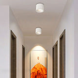 Sleek Modern Round LED Spotlight Flush Mount Ceiling Light, Adjustable