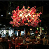 Creative Colorful Flower 3-Light Globe Chandeliers for Plants