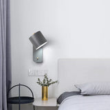 Nordic Macaron Cylinder-Shaped Rotatable 1-Light Wall Sconce