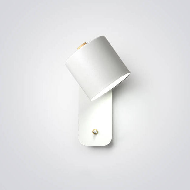 Nordic Macaron Cylinder-Shaped Rotatable 1-Light Wall Sconce
