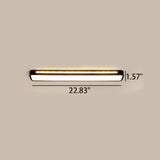 Nordic Minimalist Long LED Flush-Mount Ceiling Light — Sleek, Modern Ceiling Fixture