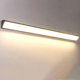 Sleek Modern Outdoor LED Wall Sconce Lamp - Long-Bar Aluminum & Acrylic, Waterproof
