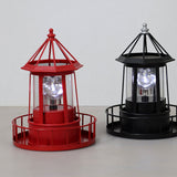 Creative Solar Rotating Tower LED Garden Light – Resin Landscape Decor for Yard & Patio