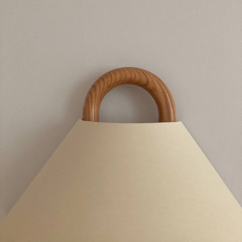 Sleek Contemporary Solid Wood Pleated Semi-Circle 1-Light Wall Sconce Lamp