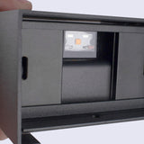 Sleek Modern Solid-Color Aluminum Square LED Outdoor Wall Sconce – Waterproof, Energy-Efficient Outdoor Lighting
