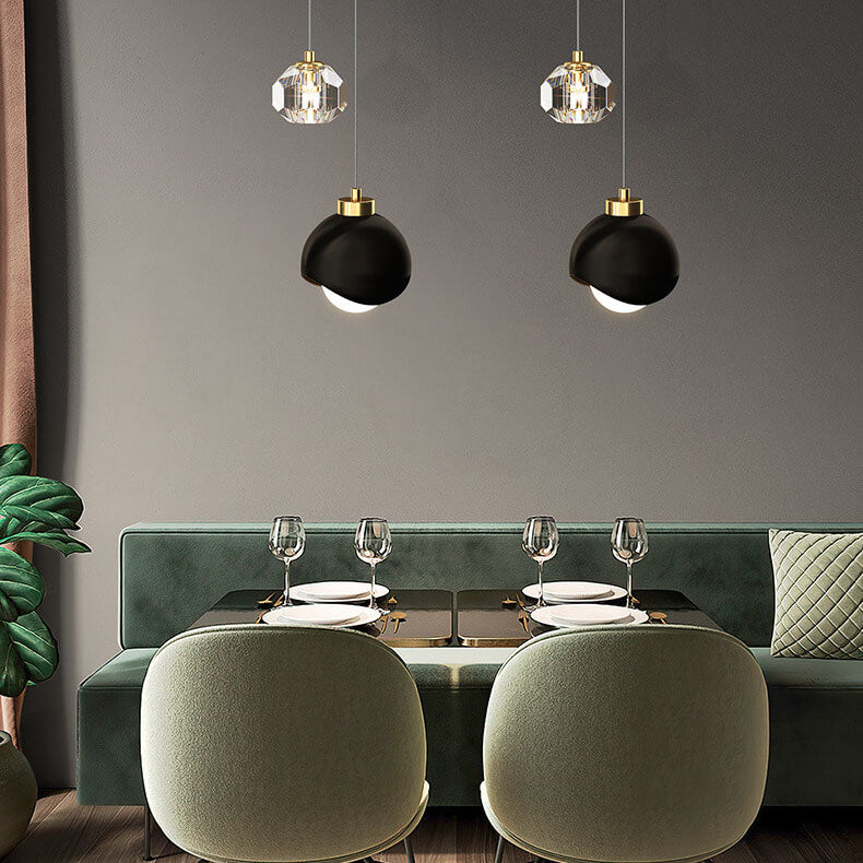 European-Style Luxury Iron & Brass LED Island Light Chandelier