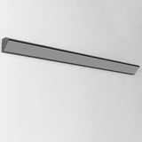Sleek Modern Outdoor LED Wall Sconce Lamp - Long-Bar Aluminum & Acrylic, Waterproof