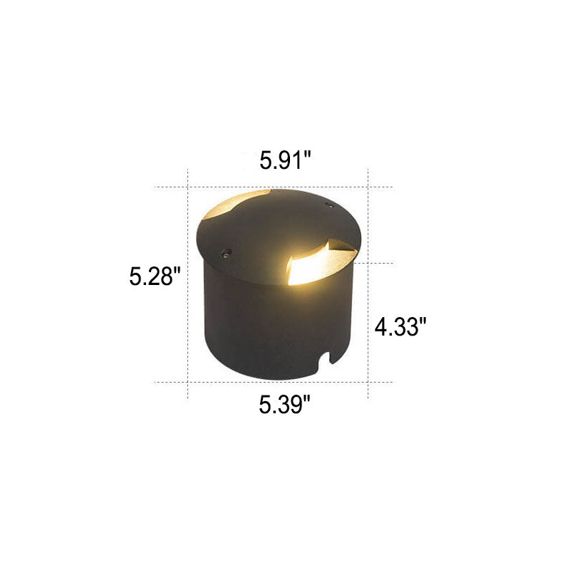 Modern Minimalist Waterproof LED In-Ground Landscape Light for Outdoor Spaces