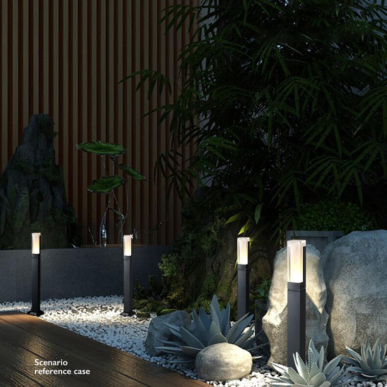 Acrylic LED Lawn Light Column - Outdoor Waterproof Garden Light