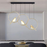 Nordic-Style Bird-Shaped Acrylic LED Chandelier - 1/3/6-Light Options