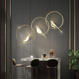 Nordic-Style Bird-Shaped Acrylic LED Chandelier - 1/3/6-Light Options