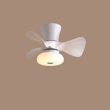 Nordic Macaron Metal LED Ceiling Fan Light – Semi-Flush Mount, Modern Scandinavian Design