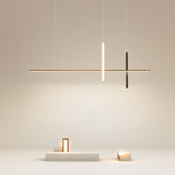 Ultra-Sleek Modern Minimalist Long-Line LED Chandelier