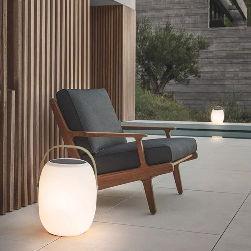 Solar-Powered PE Basket LED Light – Portable Outdoor Waterproof Decorative Lighting