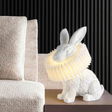 Contemporary Resin Rabbit LED Table Lamp - One-Light Creative Home Accent