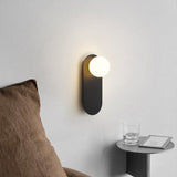 Nordic Minimalist Glass Ring Base Wall Sconce — 1-Light Modern Lamp