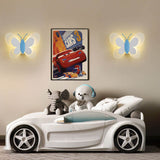 Whimsical Butterfly Acrylic LED Wall Sconce - 1-Light