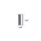 Modern Long Acrylic Solar LED Wall Light – Waterproof Outdoor Garden Lighting