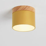Chic Scandinavian Macaroon Solid Color LED Flush-Mount Ceiling Light