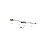 Sleek Modern Minimalist Vanity Wall Sconce — Slim Tube PC LED Lamp