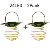 Solar Pineapple Iron Lantern with LED Copper Wire Lights – Outdoor Waterproof Hanging Garden Decor
