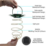 Solar Pineapple Iron Lantern with LED Copper Wire Lights – Outdoor Waterproof Hanging Garden Decor