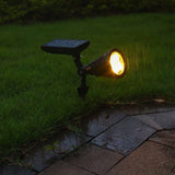 Sleek Modern Solar-Powered Waterproof Conical LED Spotlight — Outdoor Floor Plug Light