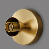 Modern Luxury Full-Copper Sun-Shaped Glass 1-Light Dual-Purpose Flush Mount Light