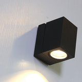Modern Outdoor Waterproof Square LED Spotlight with Adjustable Angle – Garden Wall Sconce Lamp
