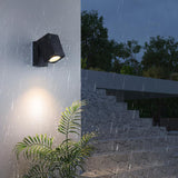 Modern Outdoor Waterproof Square LED Spotlight with Adjustable Angle – Garden Wall Sconce Lamp