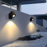 Modern Outdoor Waterproof Square LED Spotlight with Adjustable Angle – Garden Wall Sconce Lamp