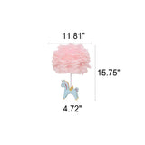Modern Creative Unicorn Feather Kids Table Lamp – 1-Light