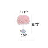 Modern Creative Unicorn Feather Kids Table Lamp – 1-Light