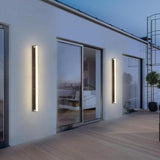 Modern Long Acrylic Solar LED Wall Light – Waterproof Outdoor Garden Lighting