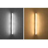 Modern Long Acrylic Solar LED Wall Light – Waterproof Outdoor Garden Lighting