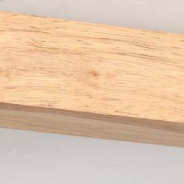 Japanese Minimalist Wooden LED Track Lighting, 2/3/4/5-Light, Semi-Flush Mount Ceiling Light