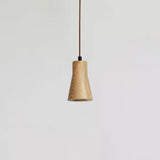 Minimalist Wooden Cylinder Pendant Light - 1-Light, Compact & Stylish