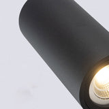 Sleek Modern Outdoor 2‑Light Wall Sconce with Glass Cylinder Shade — Waterproof Aluminum Lamp