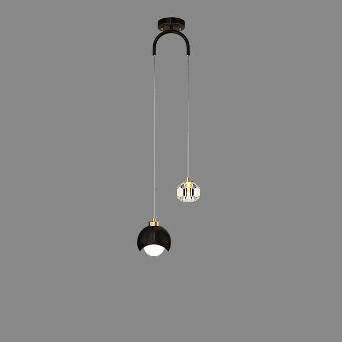 European-Style Luxury Iron & Brass LED Island Light Chandelier