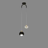 European-Style Luxury Iron & Brass LED Island Light Chandelier
