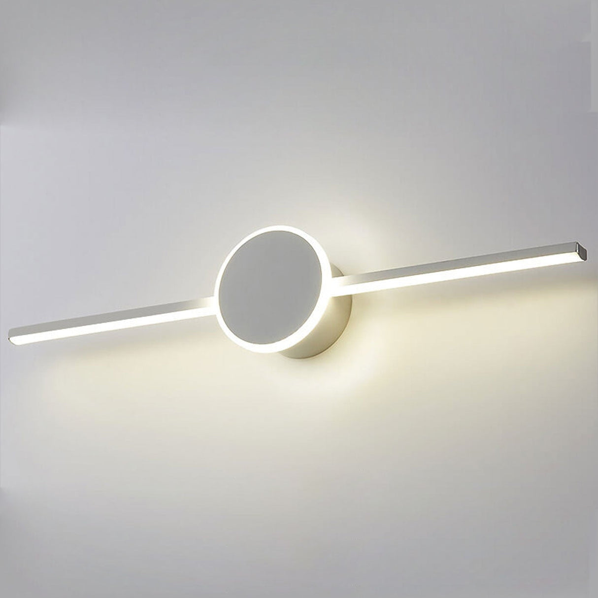 Nordic Minimalist Long-Disc LED Vanity Light Wall Sconce – Modern, Energy-Efficient Illumination